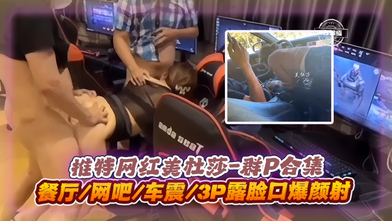 群P合集-推特网红美杜莎餐厅网吧车震3p露脸口爆颜射